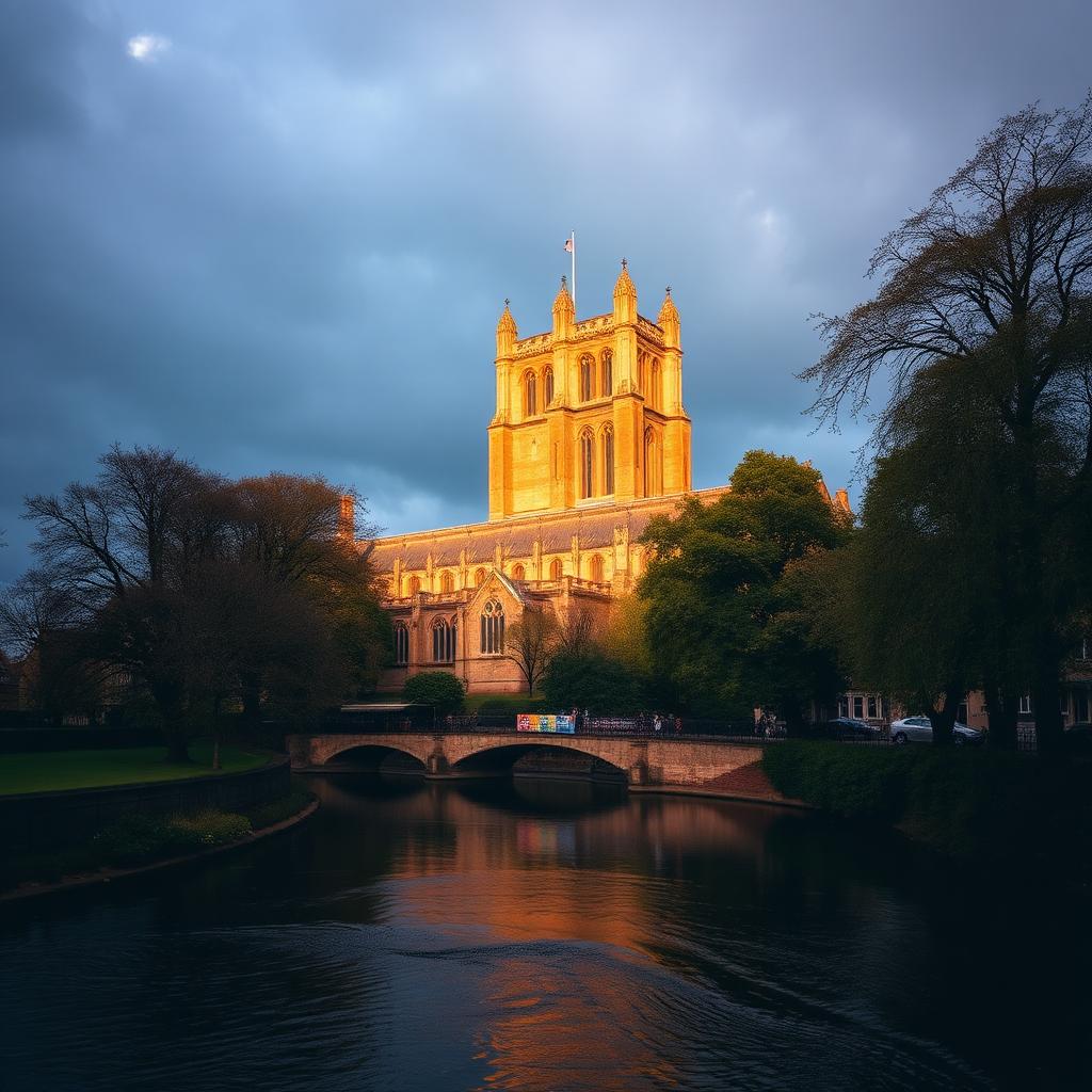 Hereford Cathedral above the River Wye